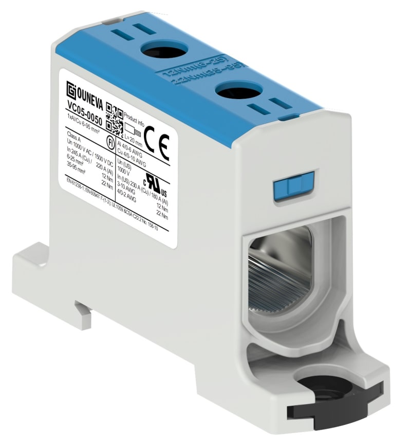 Terminal insulated 1X6-95MM² Blue (O-VC05-0050)
