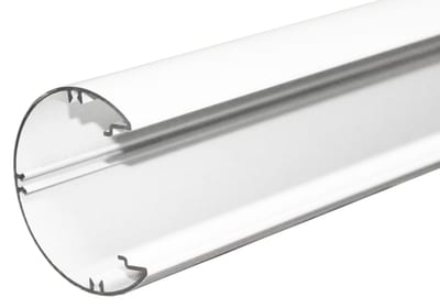 MCR Ø70 Trunking Base, RAL 9003 White, 6 m