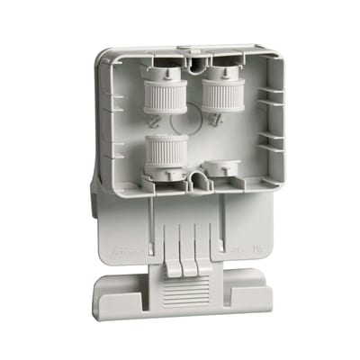 Mounting plate with box IP40