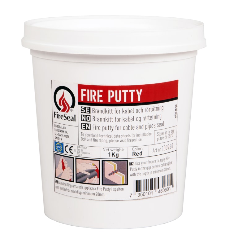 Fireseal Fire Putty White 1 kg (100938)