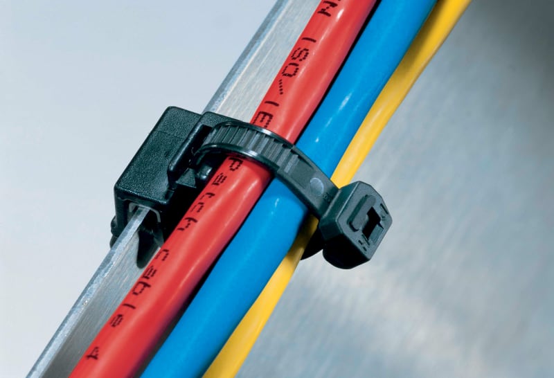 Kantklips m Cable tie T50ROSEC5A (150-40591)