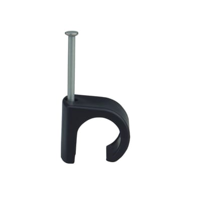 Plastic Clamp nail C 5-7 Black