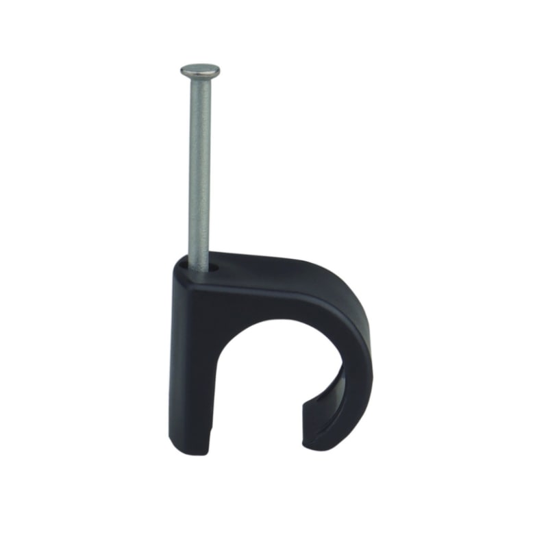 Plastic Clamp nail C 7-10 Black (1300847)