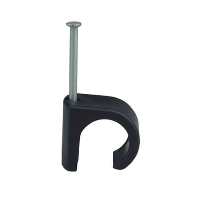 PLASTIC CLAMP nail C 10-14 Black