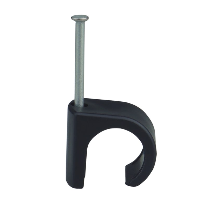 PLASTIC CLAMP nail C 18-22 Black (1300851)