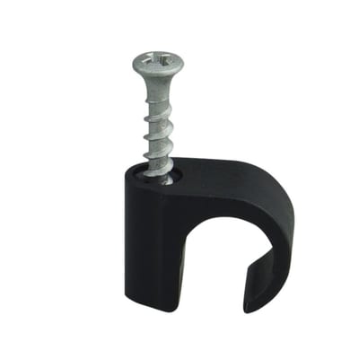 Plastic Clamp screw SC 8-12 Black