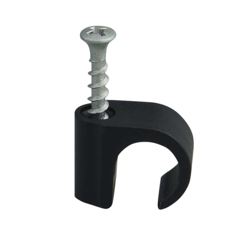 Plastic Clamp screw SC 10-14 Black (1300855)