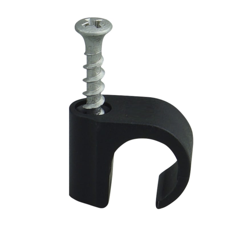 PLASTIC CLAMP screw SC 14-18 Black (1300856)