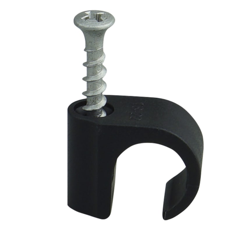 Plastic Clamp screw SC 18-22 Black (1300857)
