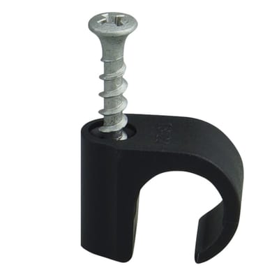 Plastic Clamp screw SC 18-22 Black