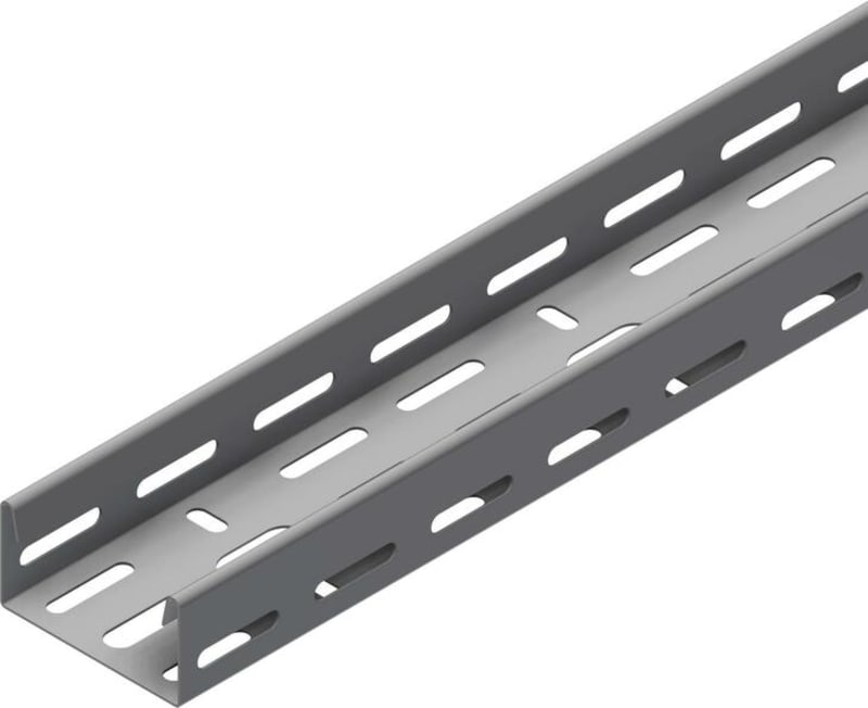 Øglænd System SPB-LB40 Cable Tray, 75 × 40 mm, 1 mm, 3 m, Pre-Galvanised