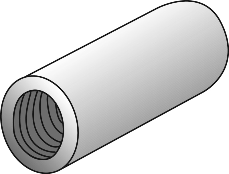 Øglænd System TRC Joining Nut M10 x 30 Pre-Galvanised (TRC-M10x30 PG)