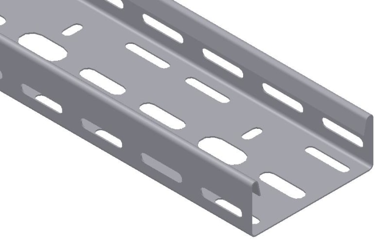 Øglænd System SPB-LB40 Cable Tray, 100 mm, 3 m, Hot-Dip Galvanised