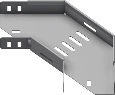 Øglænd System SPB-LB40 Flat Elbow 90°, 100 mm, R75, Pre-Galvanised
