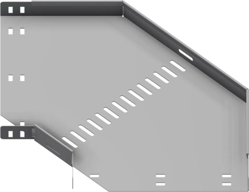 Øglænd System SPB-LB40 Flat Elbow 90°, 300 mm, R75, Pre-Galvanised