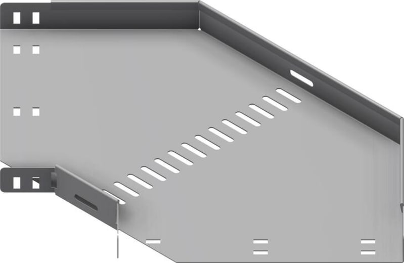 Øglænd System SPB-LB55 Flat Elbow 90°, 600 mm, R75, Pre-Galvanised