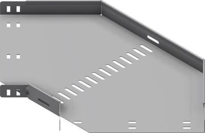 Øglænd System SPB-LB55 Flat Elbow 90°, 600 mm, R75, Pre-Galvanised