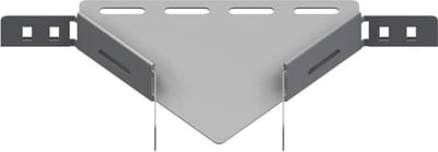 Øglænd System SPB-LB40 Tee, R75, Pre-Galvanised