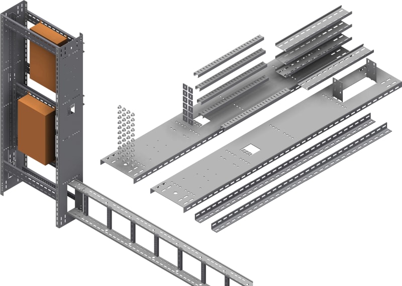 Øglænd System OER300 Rack, 1500 × 1990 mm, Stainless Steel