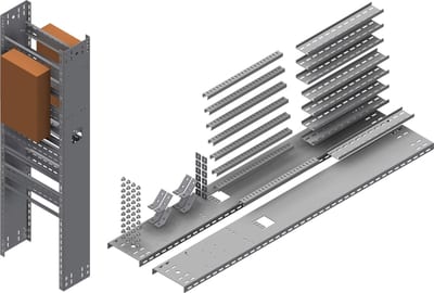 Øglænd System OER250-DS Rack, 900 × 1990 mm, Stainless Steel