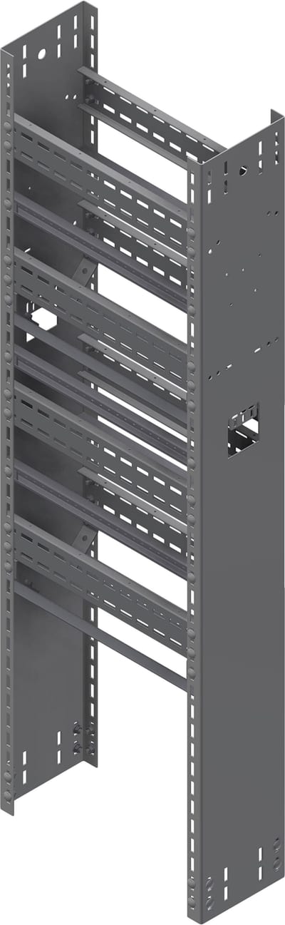 Øglænd System OER250-DS Rack, 600 × 1990 mm, Stainless Steel