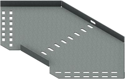Øglænd System SPBE20 Flat Elbow 90°, 200 mm, R75, Hot-Dip Galvanised