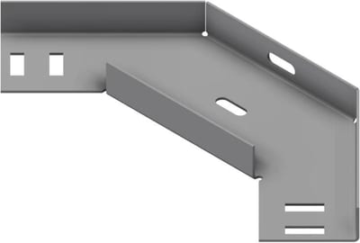 Øglænd System SPBE20 Flat Elbow 90°, 50 mm, R75, Stainless Steel