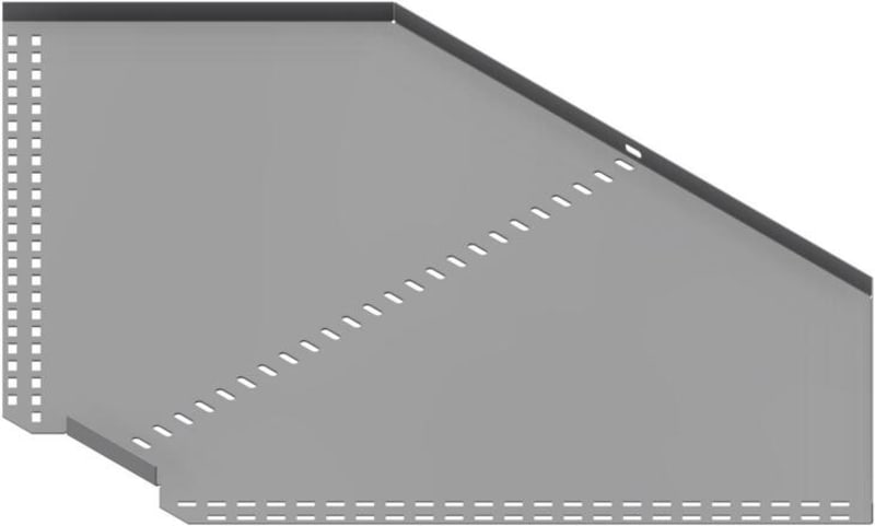 Øglænd System SPBE20 Flat Elbow 90°, 600 mm, R75, Stainless Steel