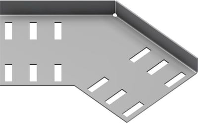 Øglænd System SPBE20 Flat Elbow 45°, 100 mm, R75, Stainless Steel