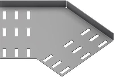 Øglænd System SPBE20 Flat Elbow 45°, 150 mm, R75, Stainless Steel
