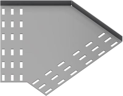 Øglænd System SPBE20 Flat Elbow 45°, 300 mm, R75, Stainless Steel