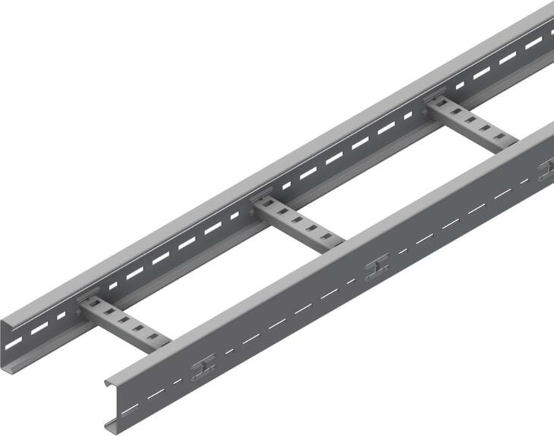 Øglænd System TOE75 Cable Ladder, 200 mm, 3 m, Stainless Steel