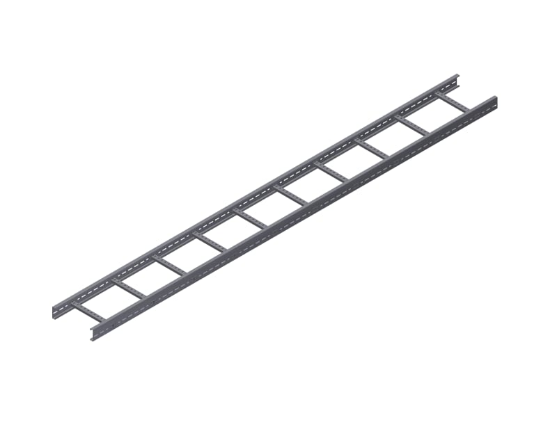 Øglænd System TOE75 Cable Ladder, 500 mm, 3 m, Stainless Steel
