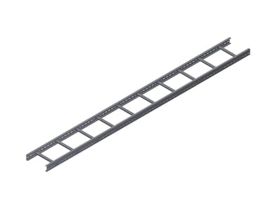 Øglænd System TOE75 Cable Ladder, 500 mm, 3 m, Stainless Steel