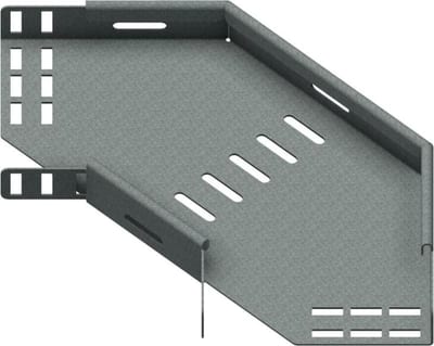 Øglænd System SPB-RF40 Flat Elbow 90°, 150 mm, R75, Hot-Dip Galvanised