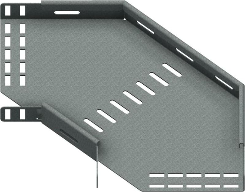 Øglænd System SPB-RF40 Flat Elbow 90°, 200 mm, R75, Hot-Dip Galvanised
