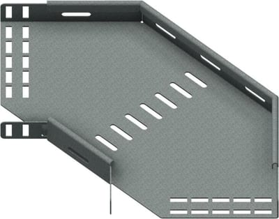Øglænd System SPB-RF40 Flat Elbow 90°, 200 mm, R75, Hot-Dip Galvanised