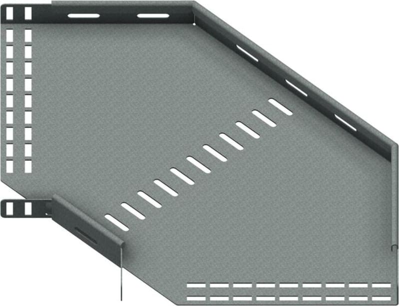 Øglænd System SPB-RF40 Flat Elbow 90°, 300 mm, R75, Hot-Dip Galvanised