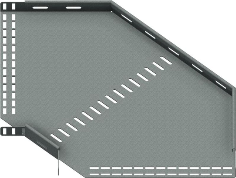 Øglænd System SPB-RF40 Flat Elbow 90°, 400 mm, R75, Hot-Dip Galvanised