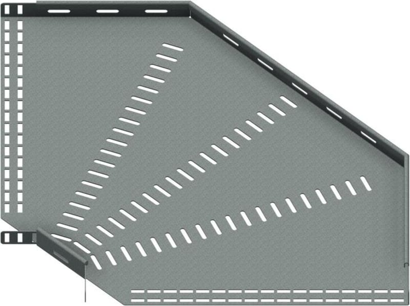 Øglænd System SPB-RF40 Flat Elbow 90°, 500 mm, R75, Hot-Dip Galvanised
