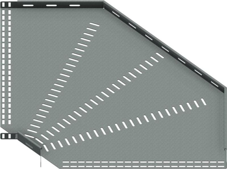 Øglænd System SPB-RF40 Flat Elbow 90°, 600 mm, R75, Hot-Dip Galvanised