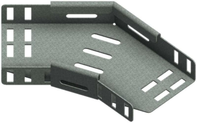 Øglænd System SPB-RF40 Flat Elbow 45°, 100 mm, R75, Hot-Dip Galvanised