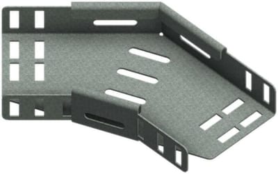 Øglænd System SPB-RF40 Flat Elbow 45°, 100 mm, R75, Hot-Dip Galvanised