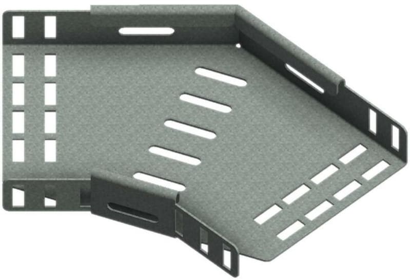 Øglænd System SPB-RF40 Flat Elbow 45°, 150 mm, R75, Hot-Dip Galvanised