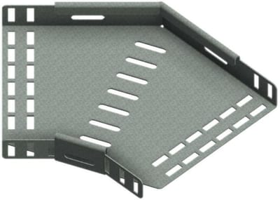 Øglænd System SPB-RF40 Flat Elbow 45°, 200 mm, R75, Hot-Dip Galvanised