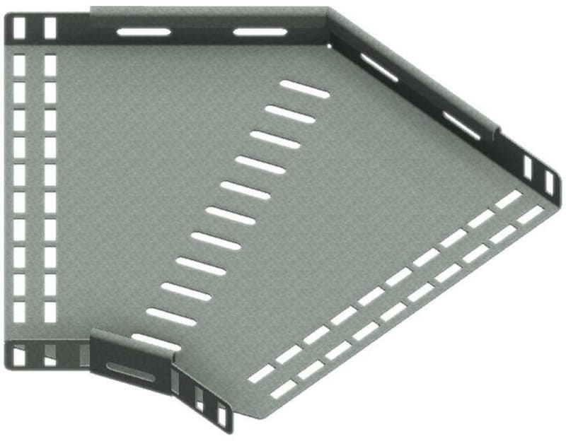 Øglænd System SPB-RF40 Flat Elbow 45°, 300 mm, R75, Hot-Dip Galvanised
