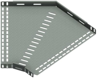 Øglænd System SPB-RF40 Flat Elbow 45°, 400 mm, R75, Hot-Dip Galvanised