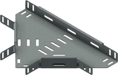 Øglænd System SPB-RF40 Tee, 100/100 mm, R75, Hot-Dip Galvanised
