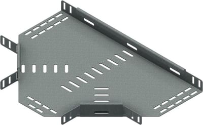 Øglænd System SPB-RF40 Tee, 200/200 mm, R75, Hot-Dip Galvanised
