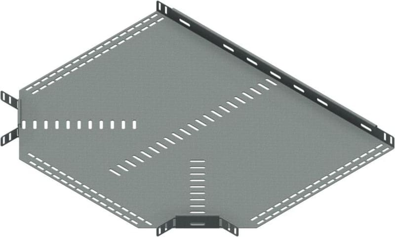 Øglænd System SPB-RF40 Tee, 500/500 mm, R75, Hot-Dip Galvanised